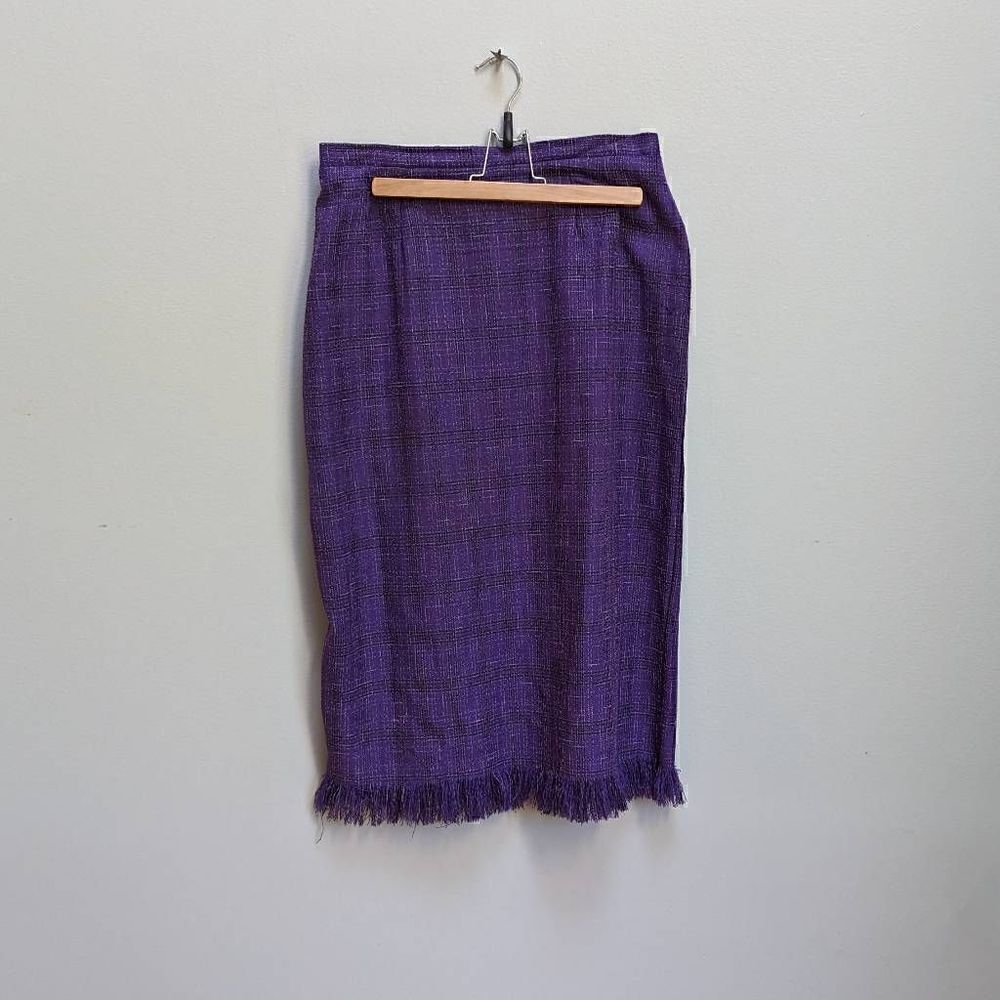 Prophecy Purple Fringe Skirt
